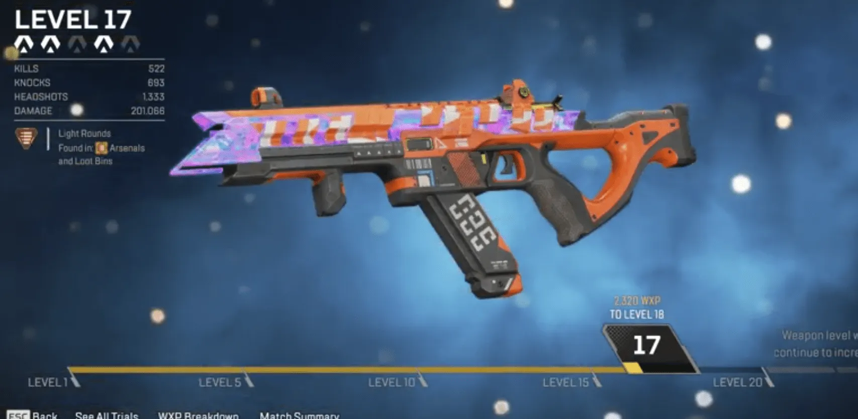 AP658 Rampart Heirloom Problem Solver + Metallic Dreams + High Stats