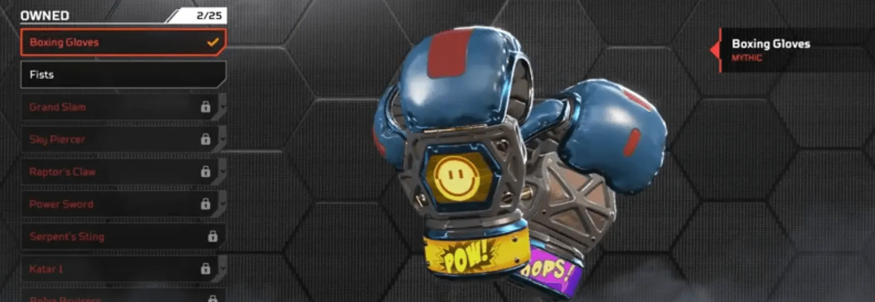 AP659 Pathfinder Heirloom Boxing Gloves War Machine Legendary Skin Level 121 Rookie