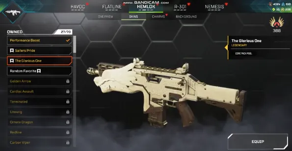 AP667 WRAITH  HEIRLOOM | Demon's Claw | Hope's Dawn Heirloom Set | Catalyst Controller | Havoc Flattline HEMLOCK R301 Nemesis 