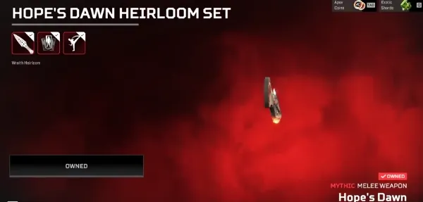 AP667 WRAITH  HEIRLOOM | Demon's Claw | Hope's Dawn Heirloom Set | Catalyst Controller | Havoc Flattline HEMLOCK R301 Nemesis 