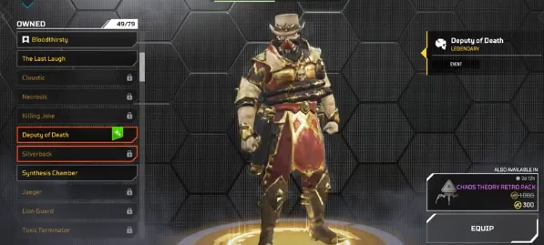 AP671 Wraith Heirloom Hope's Dusk + Caustic Prestige Apex Contagion + Revenant Synthwave Night + Deputy Death + Zero Point + OP Grid + Flying Rice 525 Level 185 Legends