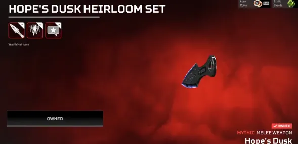 AP671 Wraith Heirloom Hope's Dusk + Caustic Prestige Apex Contagion + Revenant Synthwave Night + Deputy Death + Zero Point + OP Grid + Flying Rice 525 Level 185 Legends