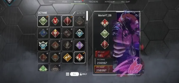 AP677 Octane Butterfly Knife Heirloom | New Moon R-301 | Volt SMG | Pathfinder Skirmisher | Rampart Controller | 176 LVL | 52 Legends 