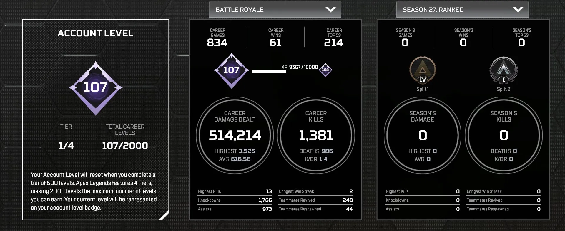 AP679 89 Legendary Items | Revenant Octane Horizon Alter Crypto Newcastle Wattson | Silver 1 S27 Split 2 | Cassette Closer Sand Rust Cherry Bomb Hunter's Best Noxious Knight Frag Gaze Shadow Lurker 