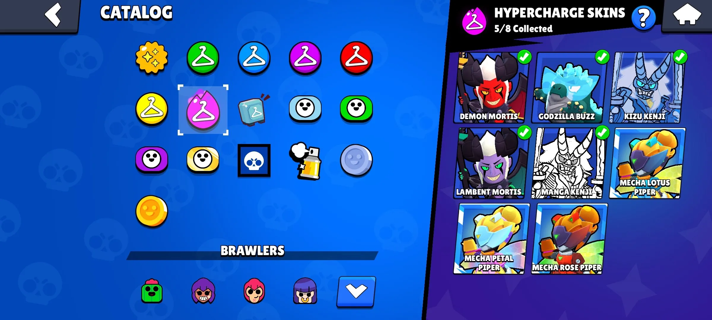 BS1938 29K Trophies | 81 Brawlers | 160 Skins | Demon Mortis, Godzilla Buzz, Mecha Lotus Piper, Phoenix Crow, Radiant Mecha Leon, Shadow Mecha Leon