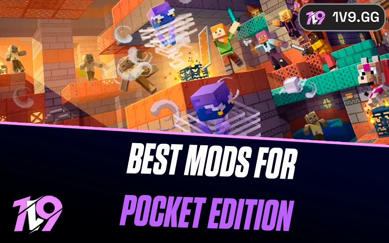 10 Best Minecraft Mods for Pocket Edition | 1v9