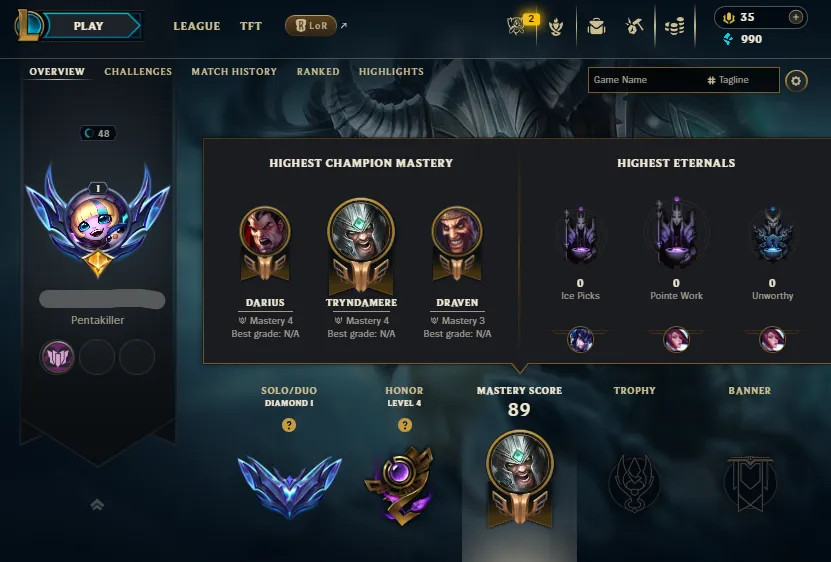 š„LVL48 Diamond 1 23LP | Flex Plat 3šName Changeableā
Recovery Info Included ā Lifetime Ownership Guarantee