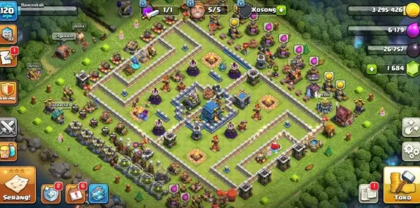 COC157 Town Hall 12 GG Heroes 54/56/34/28 + King/Queen/Warden Skins 