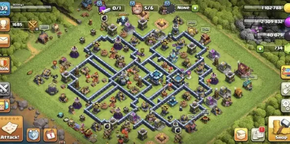 COC162 Maxed Barracks TH13 With Level 57 Queen, 55 King, 37 Minion Prince, 27 Warden, Royal 3, BH10 