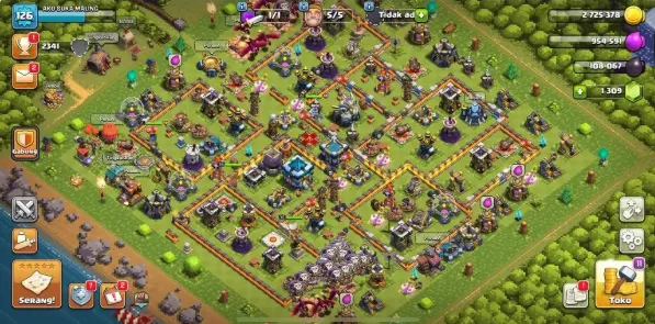 COC165 Maxed TH13 Layout | Level 41 Queen, Level 24 King, Level 13 Warden | 5 Builders, BH7, 1309 Gems 