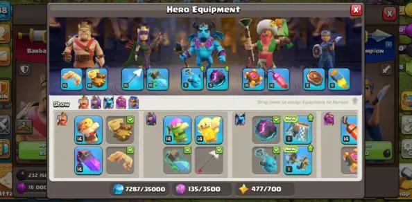 COC191 TH13 Strong Heroes White Walls Max Barracks BH10 