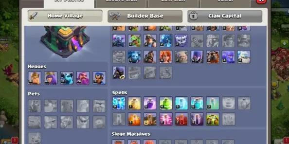 COC196 Maxed Heroes Equipment TH14 | Strong Heroes & High Upgrades 