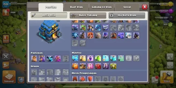 COC213 Maxed TH12 Heroes 55/56/32, 5 Builders, Free Name Change, BH7 