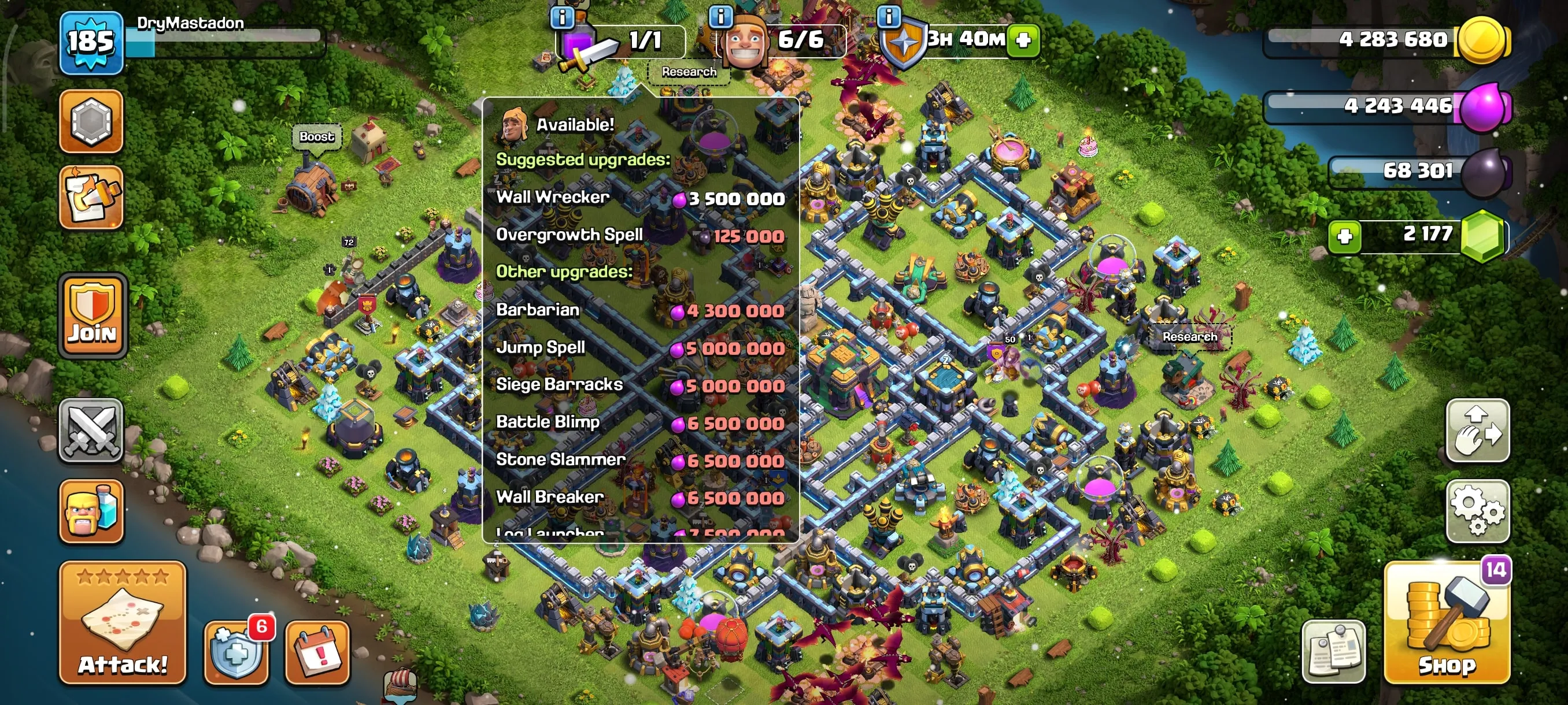 COC246 High TH14 Semi Max | Heroes 72 75 46 50 25 | Pets Maxed | 2177 Gems | 6 Builders | Raid Medals 2127 | Free Name Change 