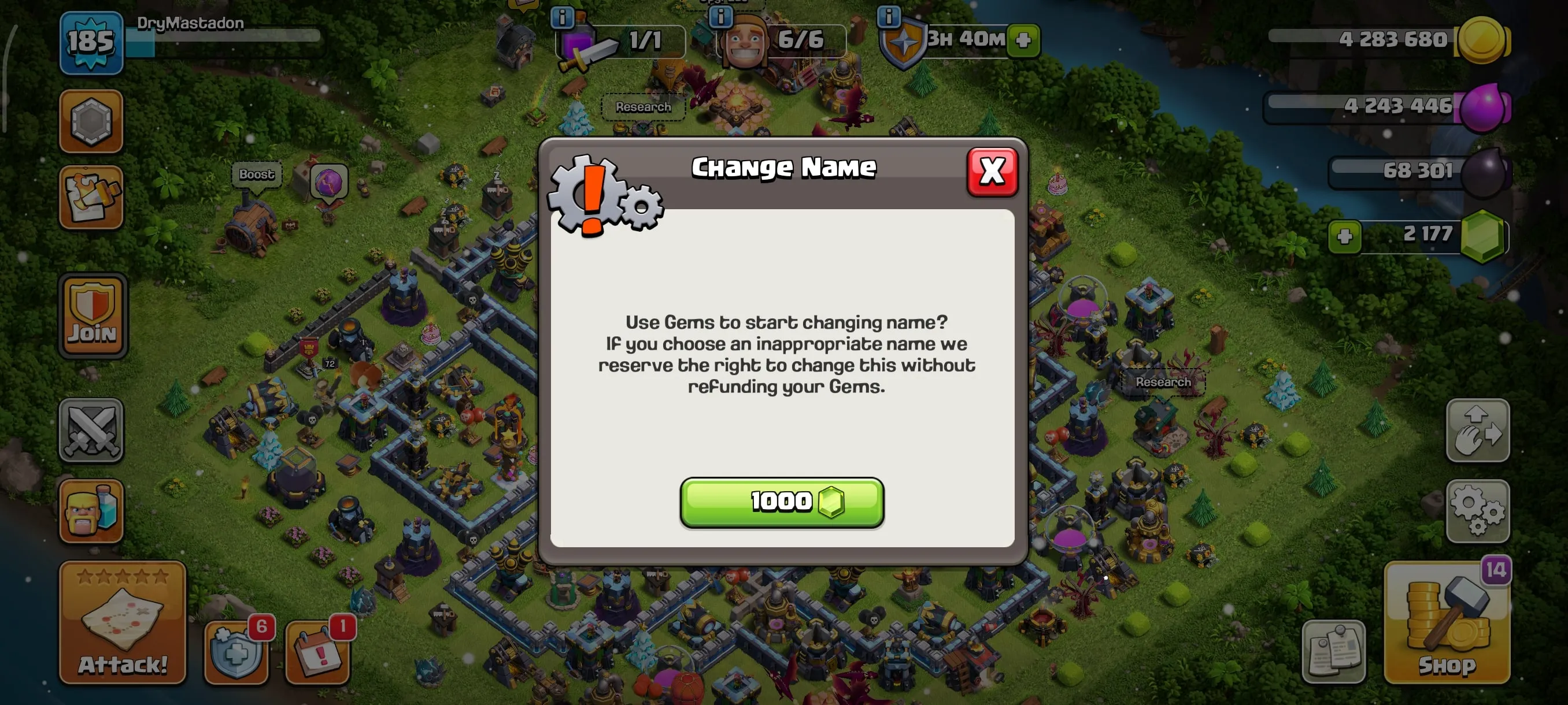 COC246 High TH14 Semi Max | Heroes 72 75 46 50 25 | Pets Maxed | 2177 Gems | 6 Builders | Raid Medals 2127 | Free Name Change 