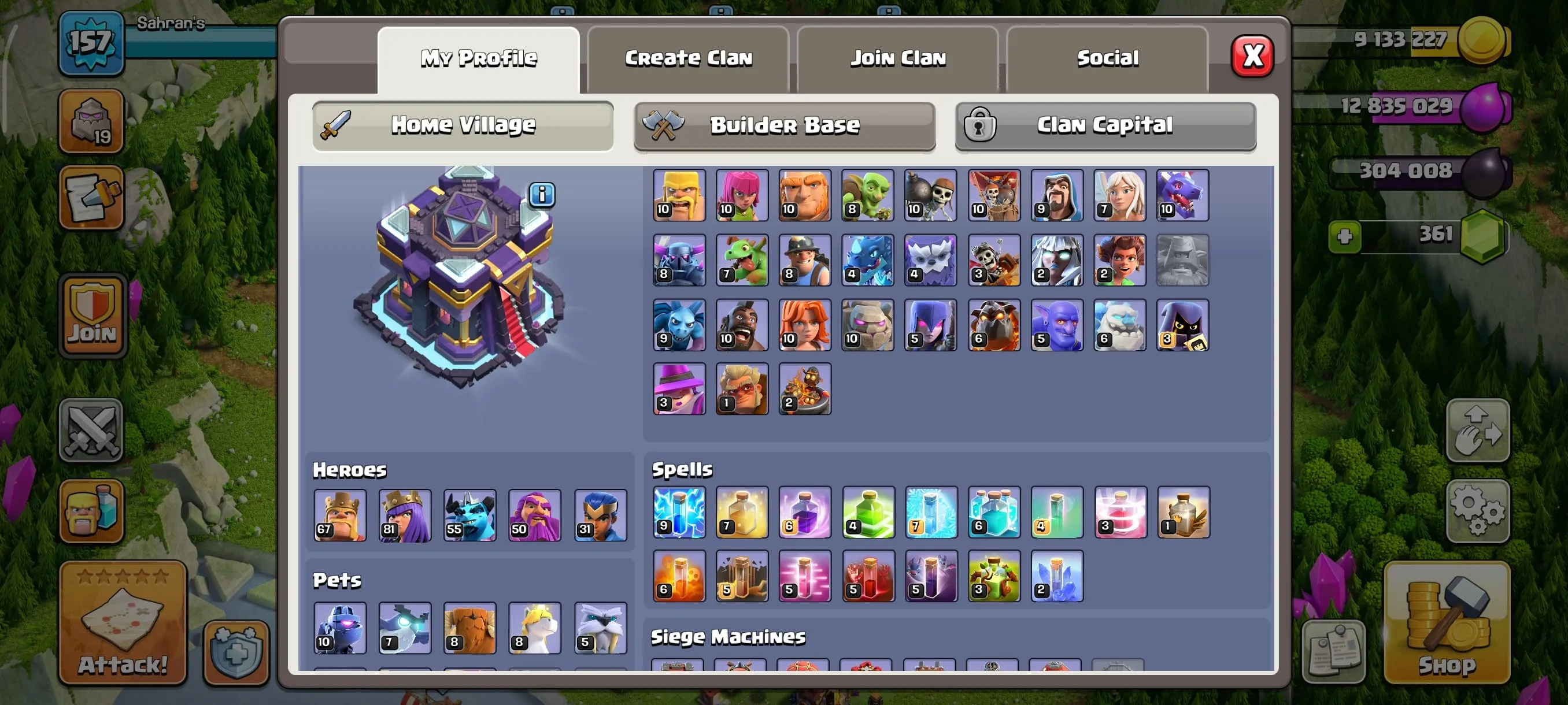 COC341 TH15 Semi Max | Super Squad King | Summer Queen | Summer Warden | Clash-A-Rama Champion | Strong Pets.