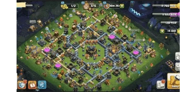 COC506 Town Hall 17 XP 243 Gems 14000 Background High Level Defense Troops Epic Hero Gear Heroes 100 100 75 50 80 Builder Hall 10(G)
