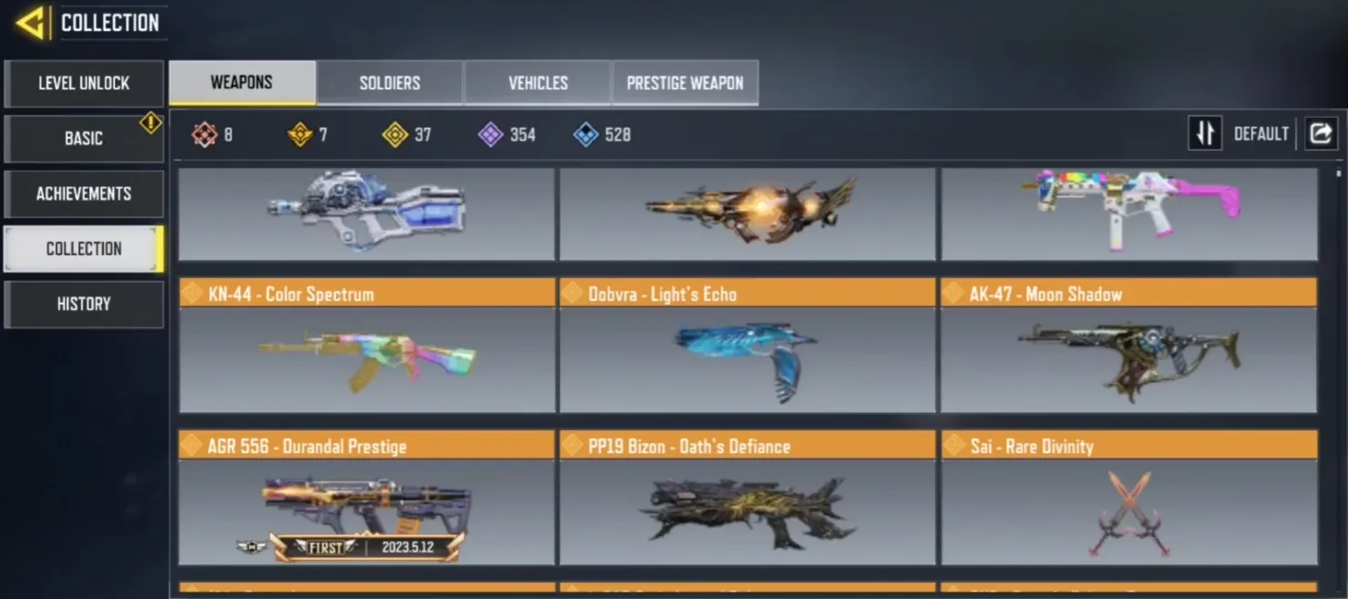 CODM2 Mythic Soldiers Max | 8 Mythic Weapons | 37 Legendary | 350+ Epic Collection