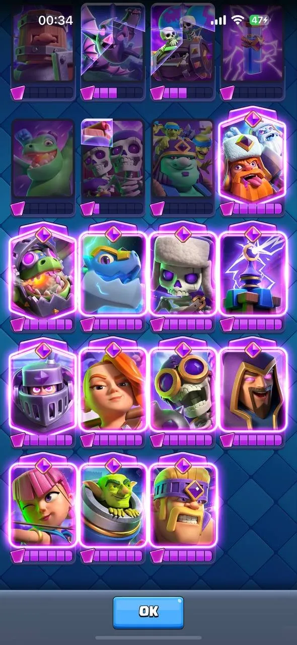 CR525 12 EVO, 7 Tower Skins, 65 Emotes, Arena 25, 10k Trophies 