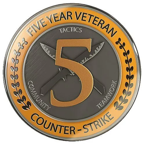 CS155 300+ Hours, 5-Year Service Medal, Unranked Competitive Account with Native Mail Access