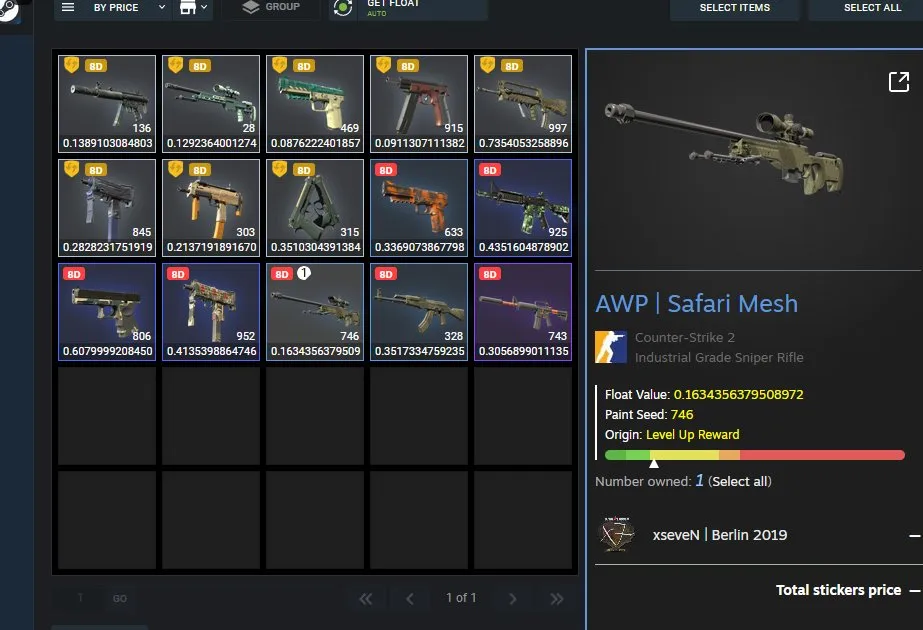 CS278 Prime Account | M4A1-S Nitro, AWP Safari Mesh, CZ Pink Pearl, Mac Monkeyflage, M4A4 Choppa and more.
