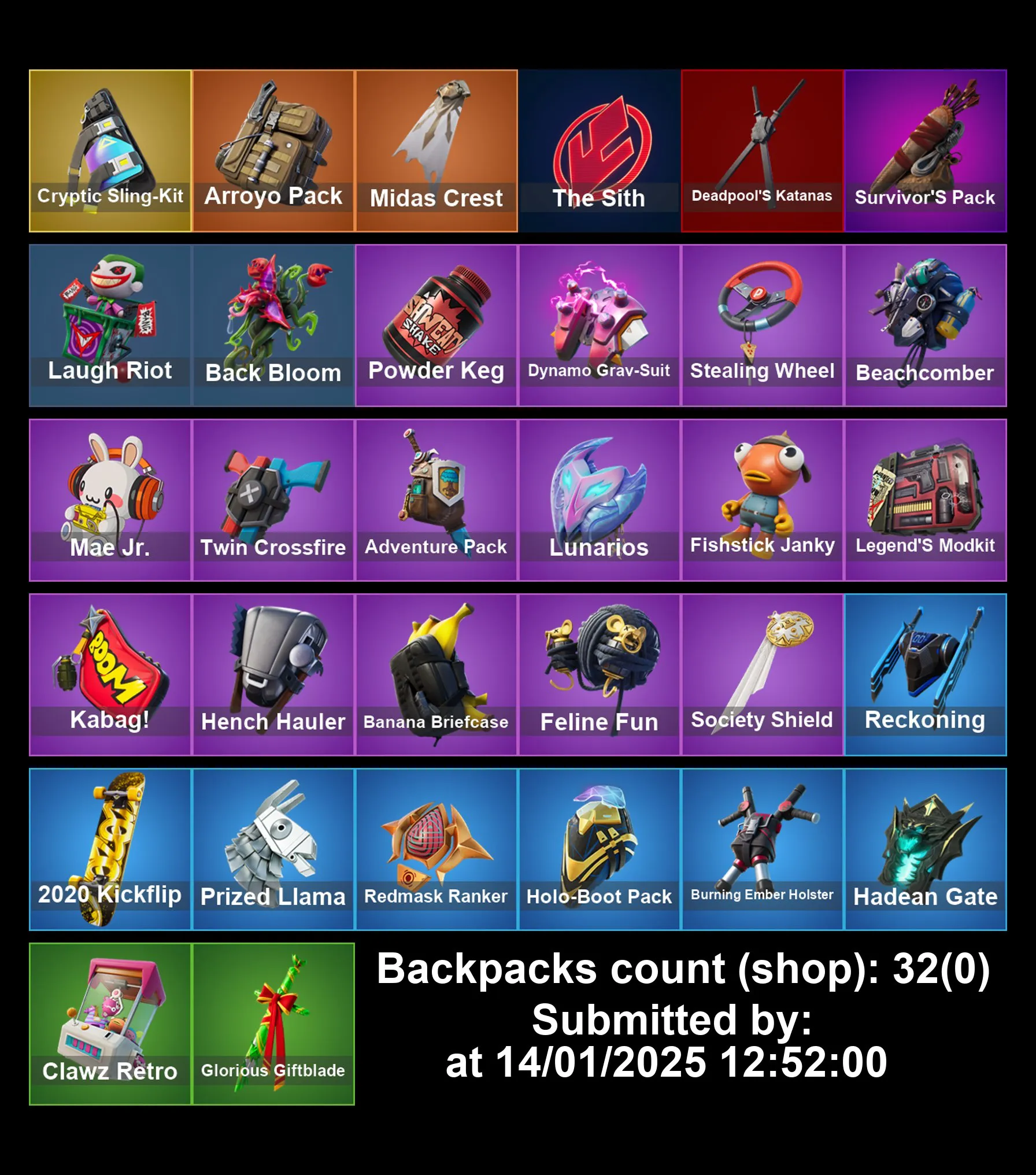 [PC/XBOX] 16 Skins | Fixer | SubZeroCryptic | MidasRex | DeadPool | TheJoker | AgentPeely | Brutus | Jun-Hwan | Mandalorian | TnTina | Full Email Access