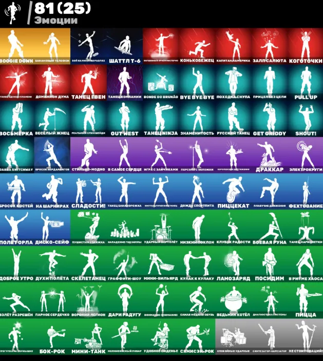 F1004 Renegade Raider, MRBEAST, John Wick, Knight Spectre, Luke Skywalker, Ahsoka Tano, Explorer Emily, GAME PASS EXCLUSIVE SKINS, 1000 VB, PVE, GET GRIDDY 