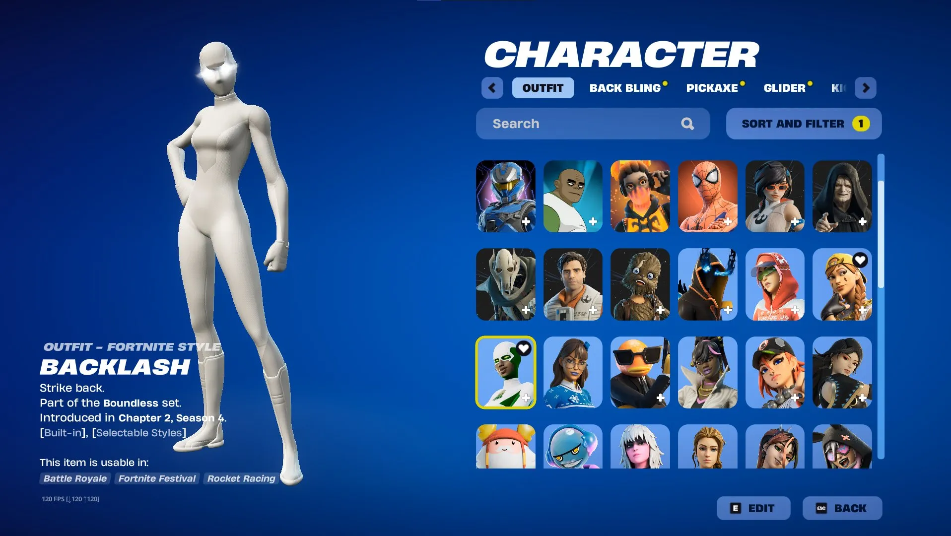 F1018 Backlash, Spider-Man, Star Wand | 65 Skins Included 