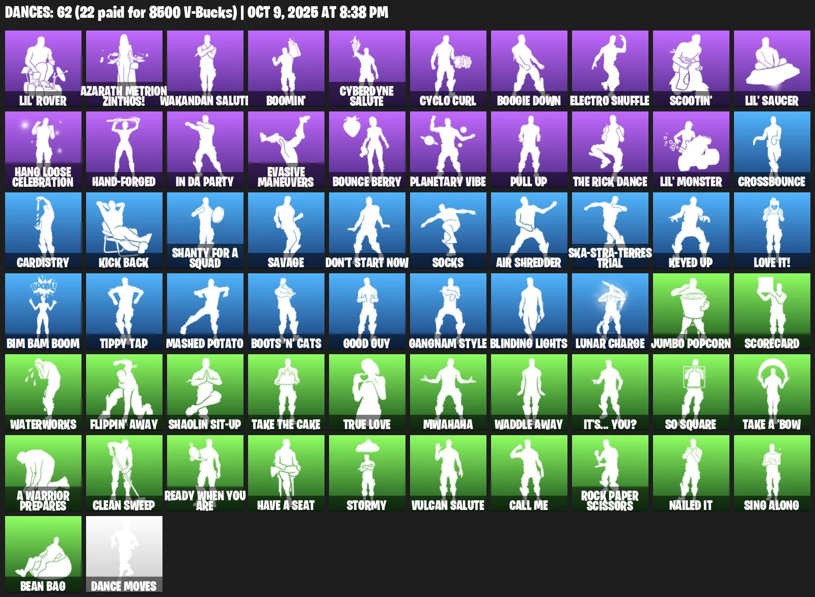 F1048 75 Skins, Kratos's Axe, Frosty Legends, Neymar Jr, Spider-Man, Wolverine, Harley Quinn, Mandalorian, Aquaman, Carnage, Doctor Doom 