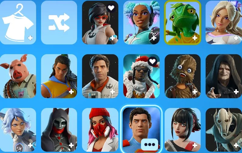 F1271 22 Skins Including Pig, Robot, Futuristic & Seasonal Characters, 75 Back Blings, 65 Pickaxes (G)