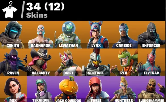 F1317 OG Aerial Assault, Zenith, Ragnarok, Leviathan, Raven, Calamity, Drift, 34 Skins, 15 Pickaxes (G)