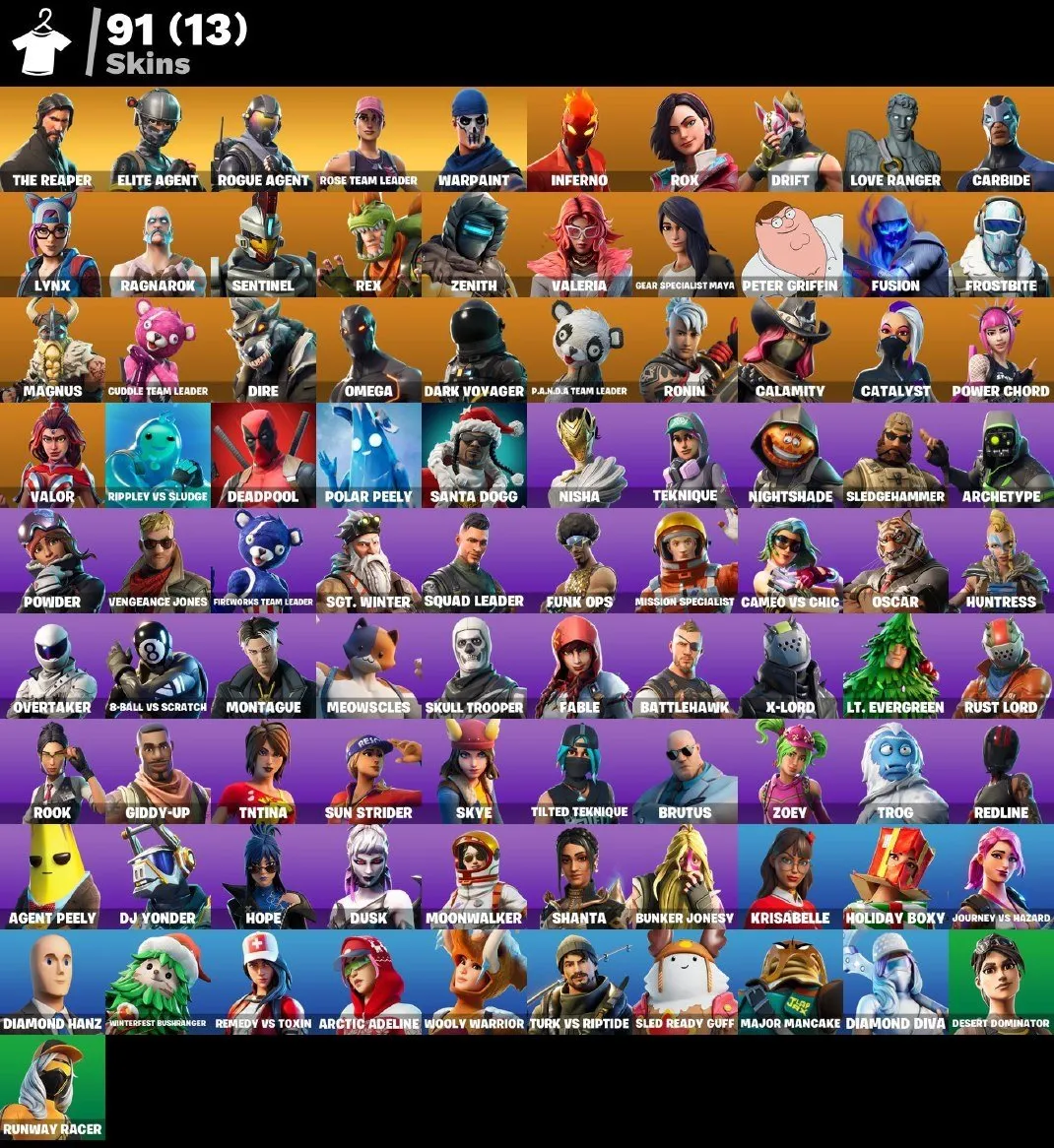 F901 91 Skins | OG STW | The Reaper | Elite Agent | Take The L | Omega and more exclusives 