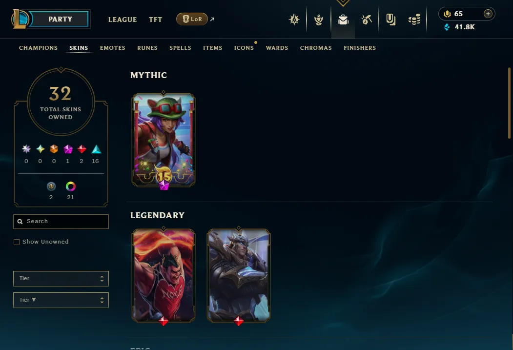 ⚡【 EUW 】 ∙ Emerald 🚀 Handleveled ✨ Level 92 🔥 Peak Diamond 3 ⭐ 41K BE 🔷32 Skins🔷21 Chromas🔷90 Icons🔷90 Champions✅ Full Recovery Info