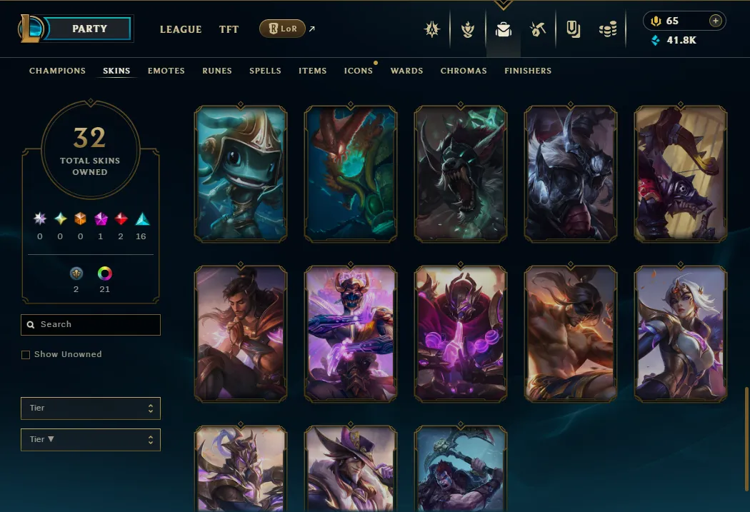 ⚡【 EUW 】 ∙ Emerald 🚀 Handleveled ✨ Level 92 🔥 Peak Diamond 3 ⭐ 41K BE 🔷32 Skins🔷21 Chromas🔷90 Icons🔷90 Champions✅ Full Recovery Info