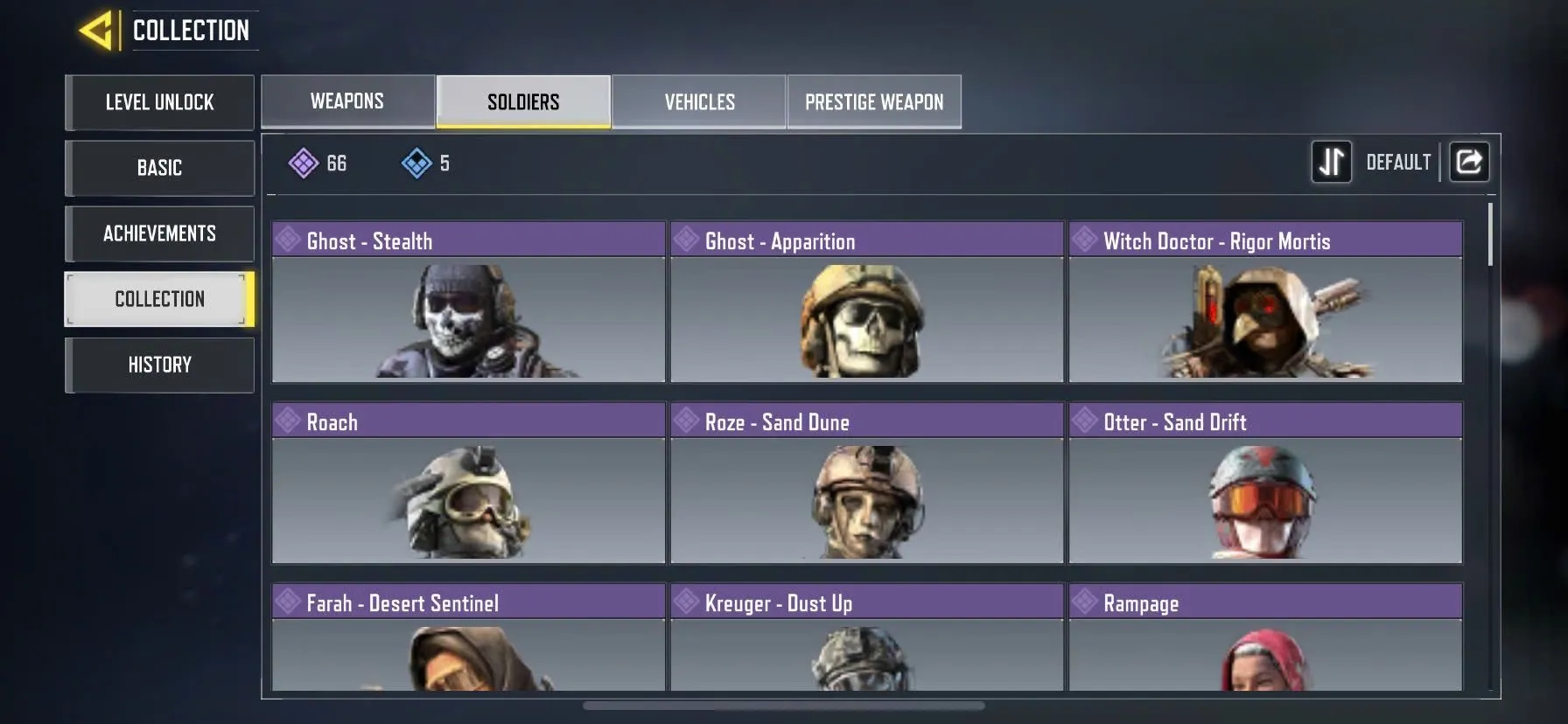 CODM18 High level account with level 176 and battle royale rank Veteran III, 4 mythic weapons, 3 legendary weapon skins 