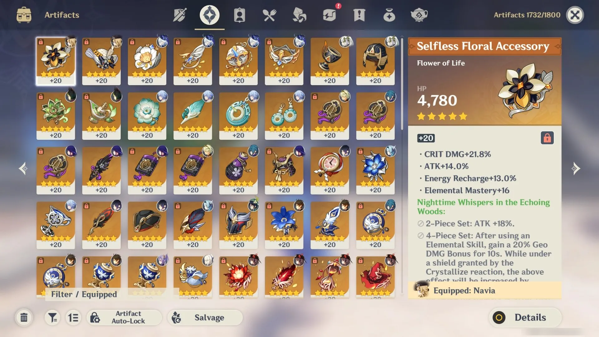 GI1028 Lumine AR60 Europe with Raiden C1, Hu Tao C1, Furina, Nahida, Zhongli, Kazuha, Ayaka, Ganyu, Yelan, Ayato, Nilou, Navia + Many 5 STAR Weapons & Skins