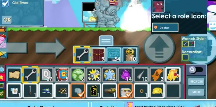 GW40 Legendary Bot-009 + Old Timer Title + Doctor Role Icon Setup (G)