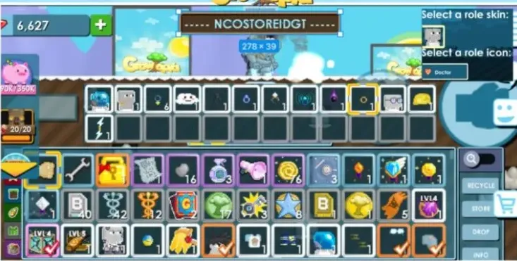 GW41 Pro Legendary Bot-009 Account + Anime Action Hair + Seil Orb + 100 Growtoken + Max Surgery Role + Multiple Ancestral Items (G)