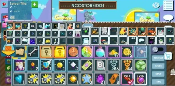 GW47 Pro Legendary Bot-009 + Anubis Spirit + Marvelous Mission 2 Items + Galaxy Skin + Dr Title + Bluename Level Title (G)