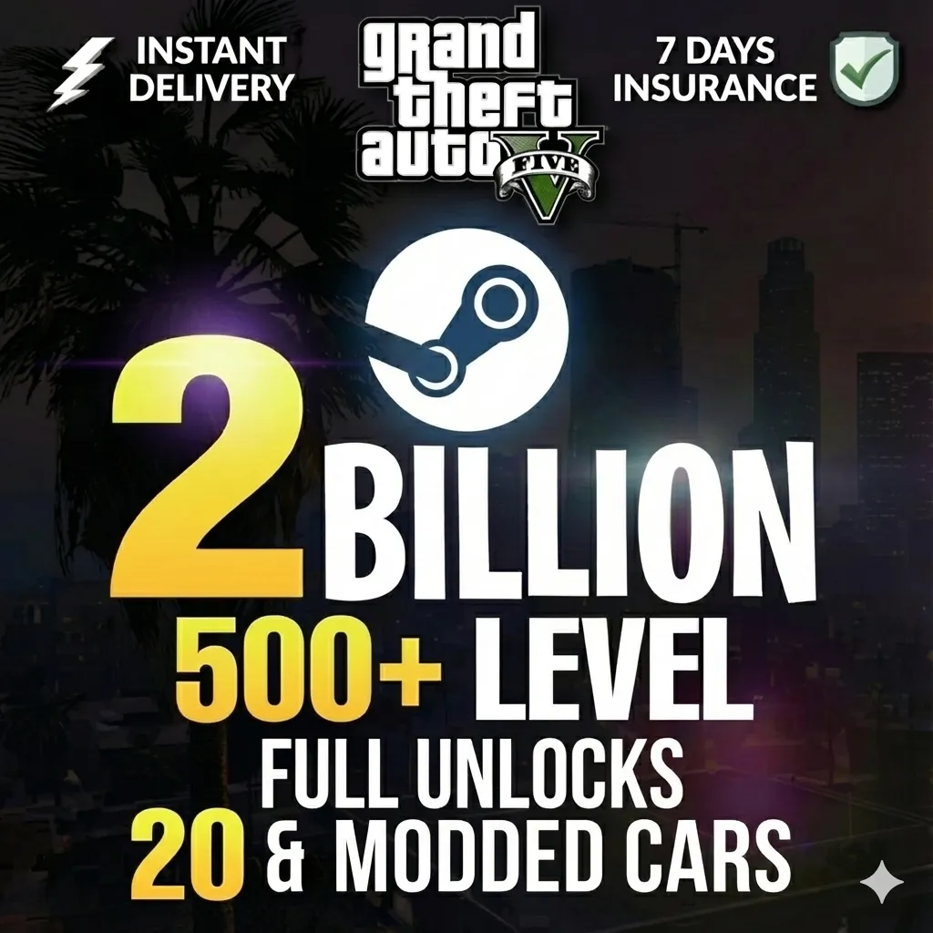 🔥Steam/Enhanced🔥30 Million Pure Cash 💰 2 Billion Cash & Casino Chips 💰 499+ RP LVL 👉20x Modded Outfits 🚗 20x Modded Cars🔮Everything Unlocked 🔮 Instant Delivery