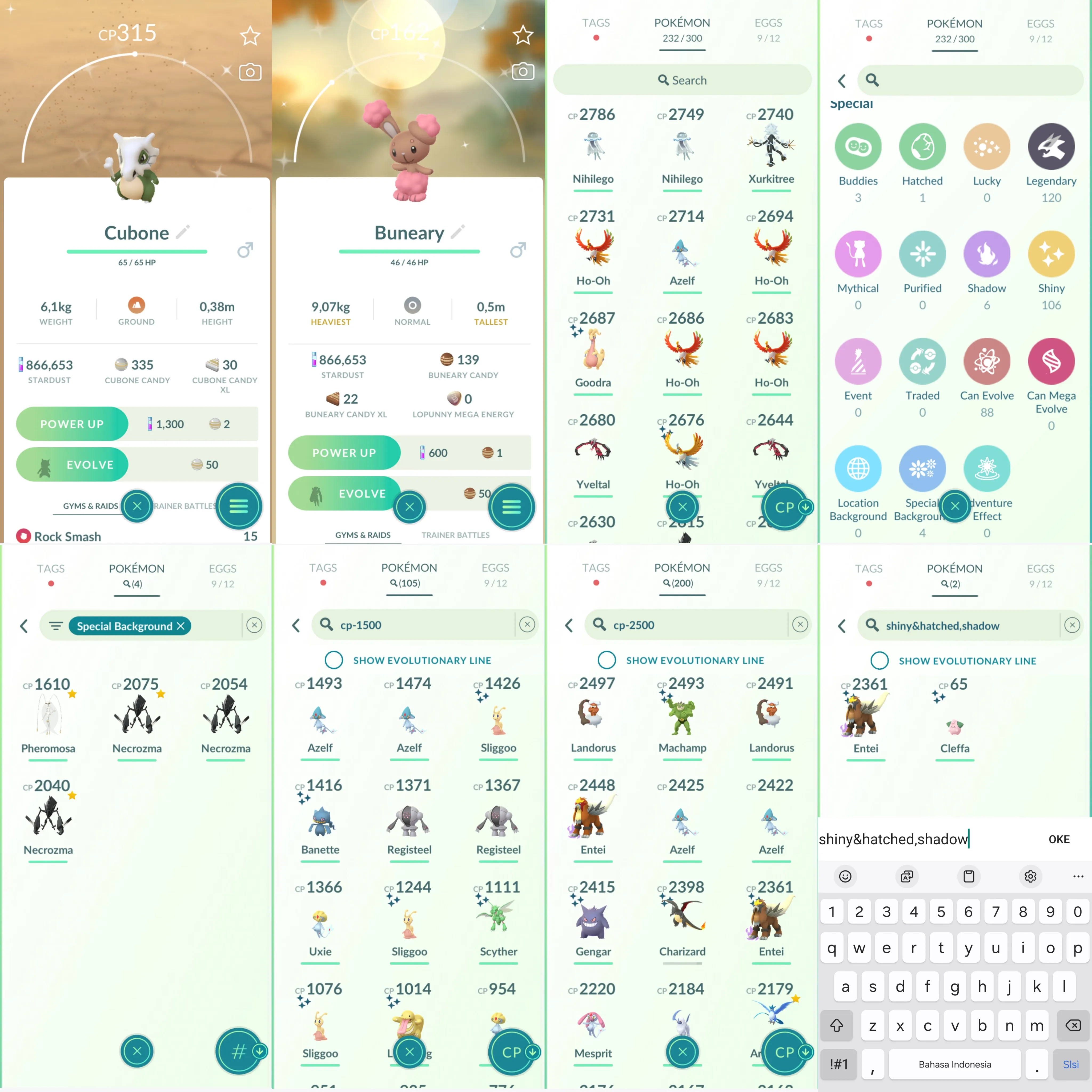 1130 LV40 Articuno100 Special background: necrozma, pheromosa. Shiny: necrozma, Charizard, Gengar, Zapdos, ho-oh