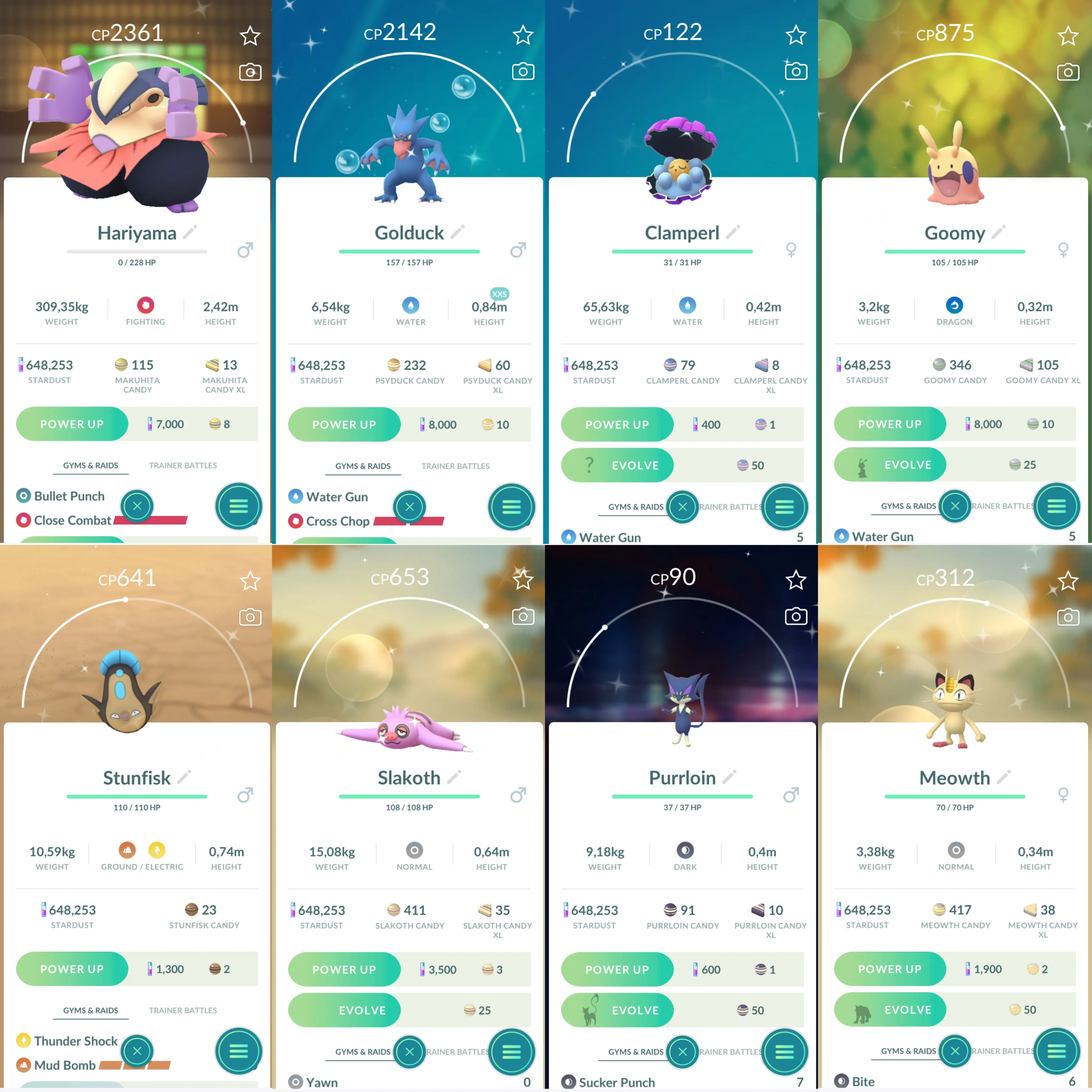 1138 LV40 Suicune100 Shundo Tsareena. Guzzlord special bg. Shiny: buzzwole, mesprit,slakoth, hariyama, goomy, mareep