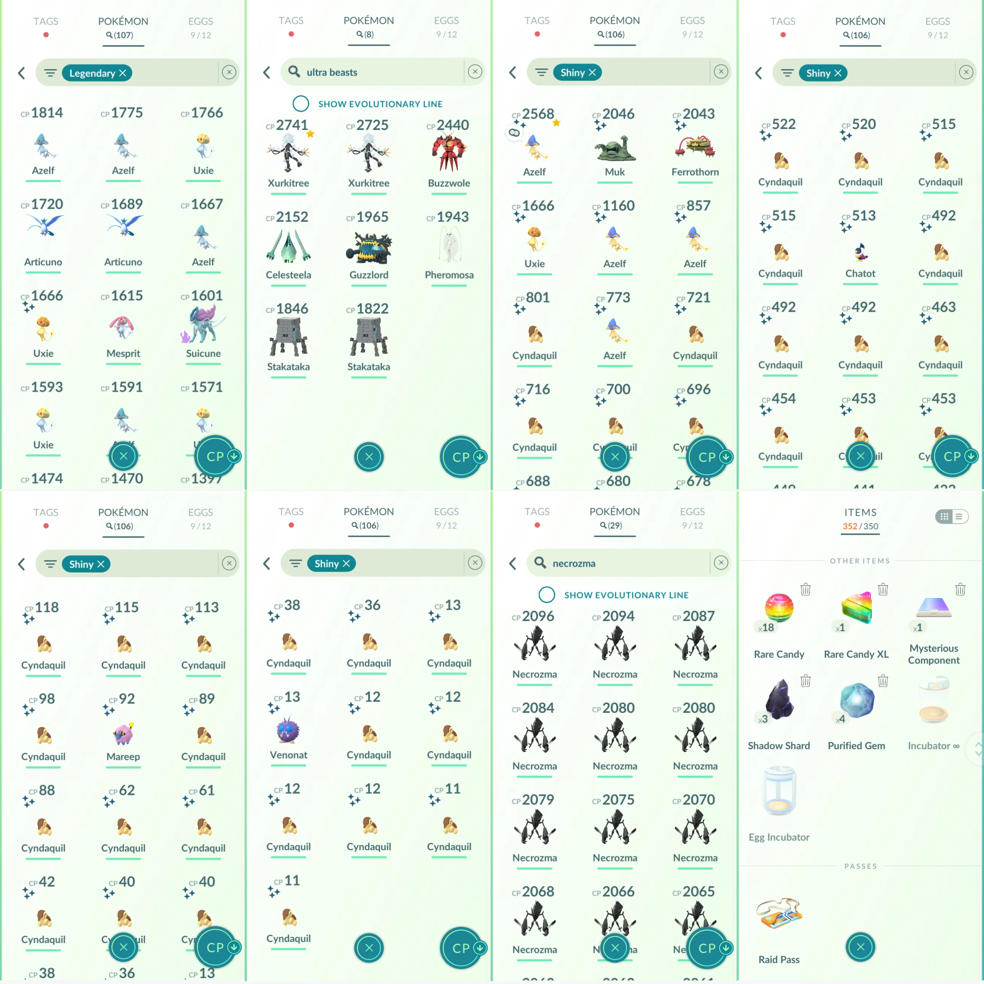 1141 LV40 Shundo azelf. Special BG: Xurkitree, necrozma. Shiny: uxie, chatot, azelf, mareep, cyndaquil