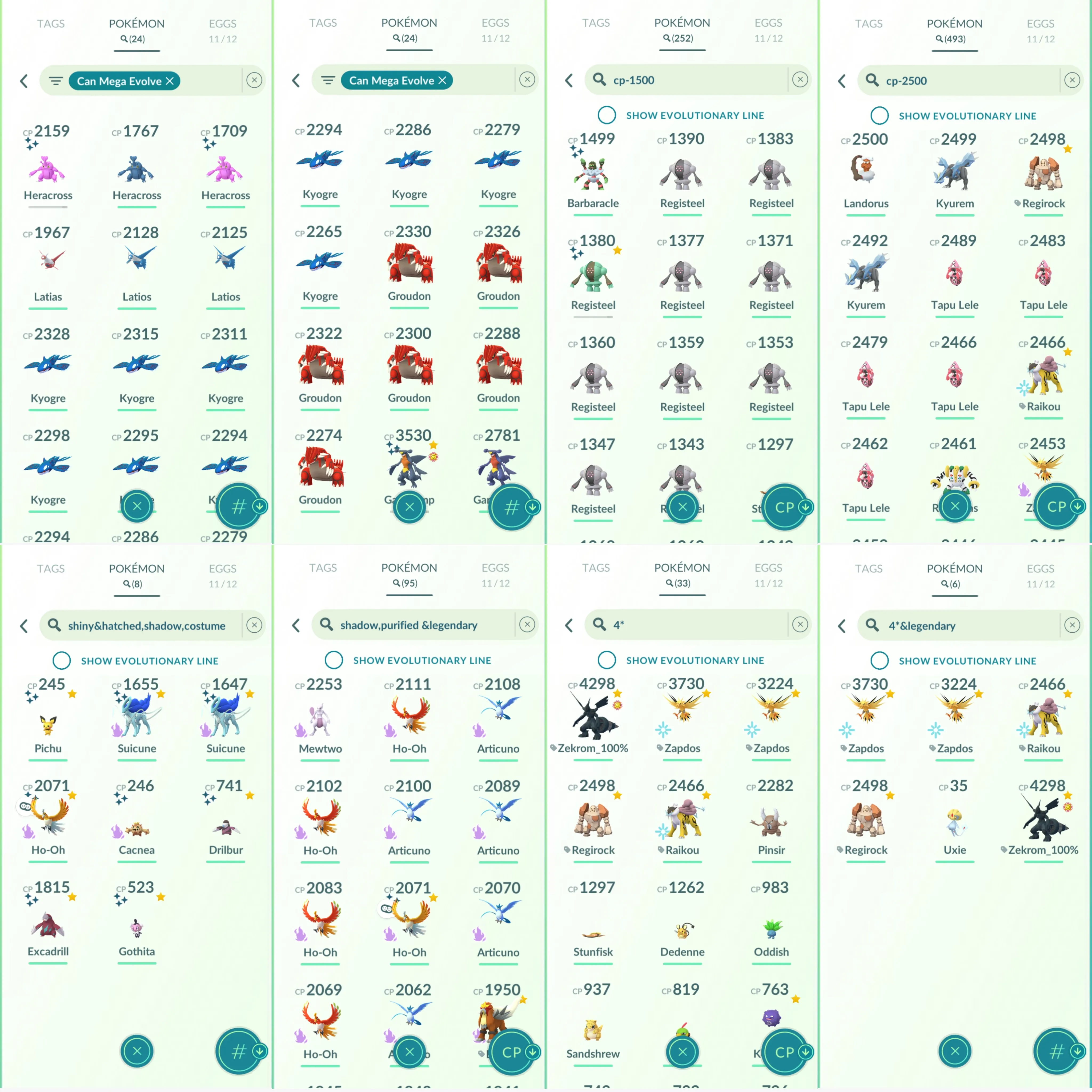 1156 LV46 Zekrom100 Hundo Legend:6 Shiny: Charizard, mega heracross, mega garchomp, Pichu, shadow suicune