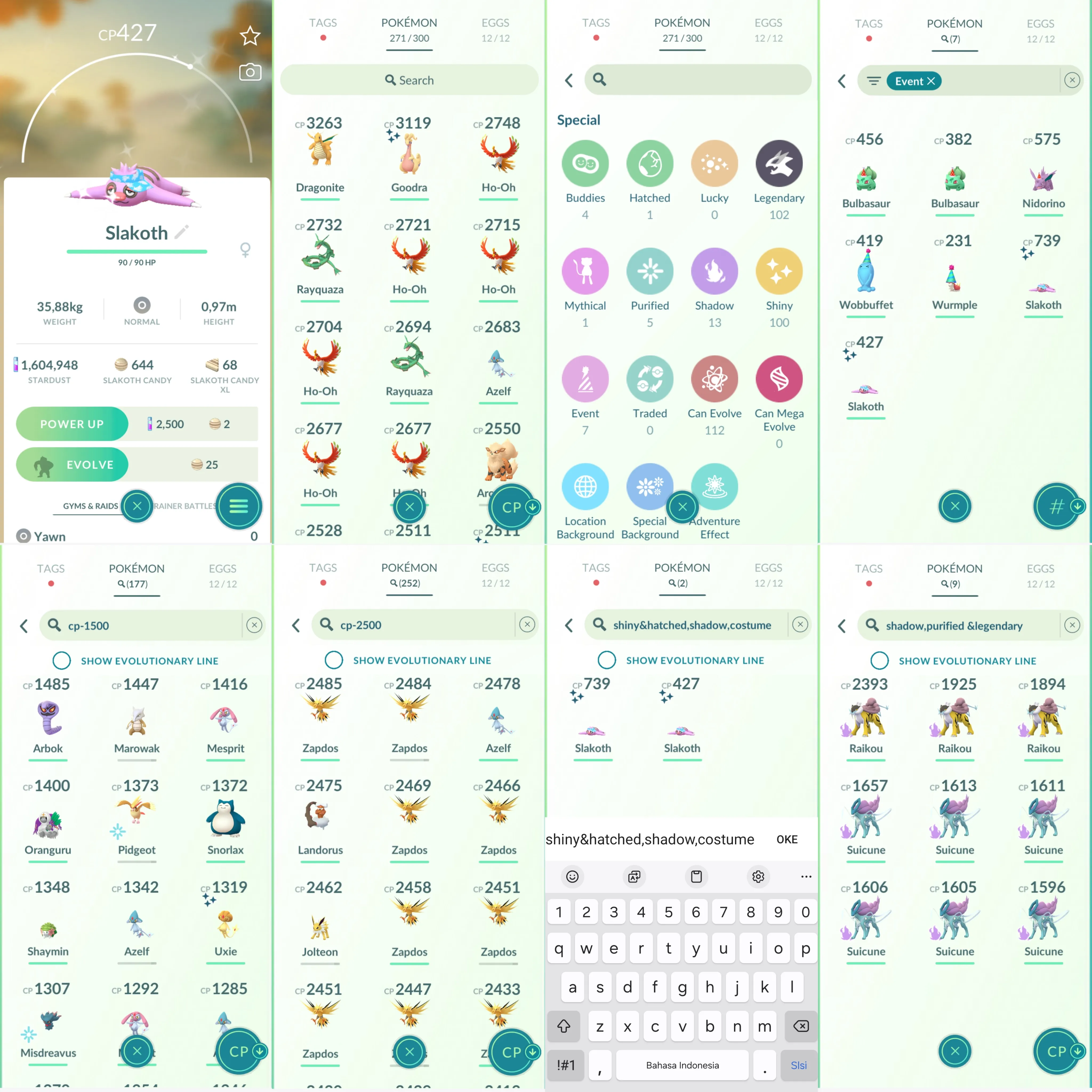 1180 LV40 Hundo: Fuecoco, Oranguru, Fennekin, Party Bulbasaur. Shiny: uxie. landorus. yveltal. skarmory. goomy.cyndaquil