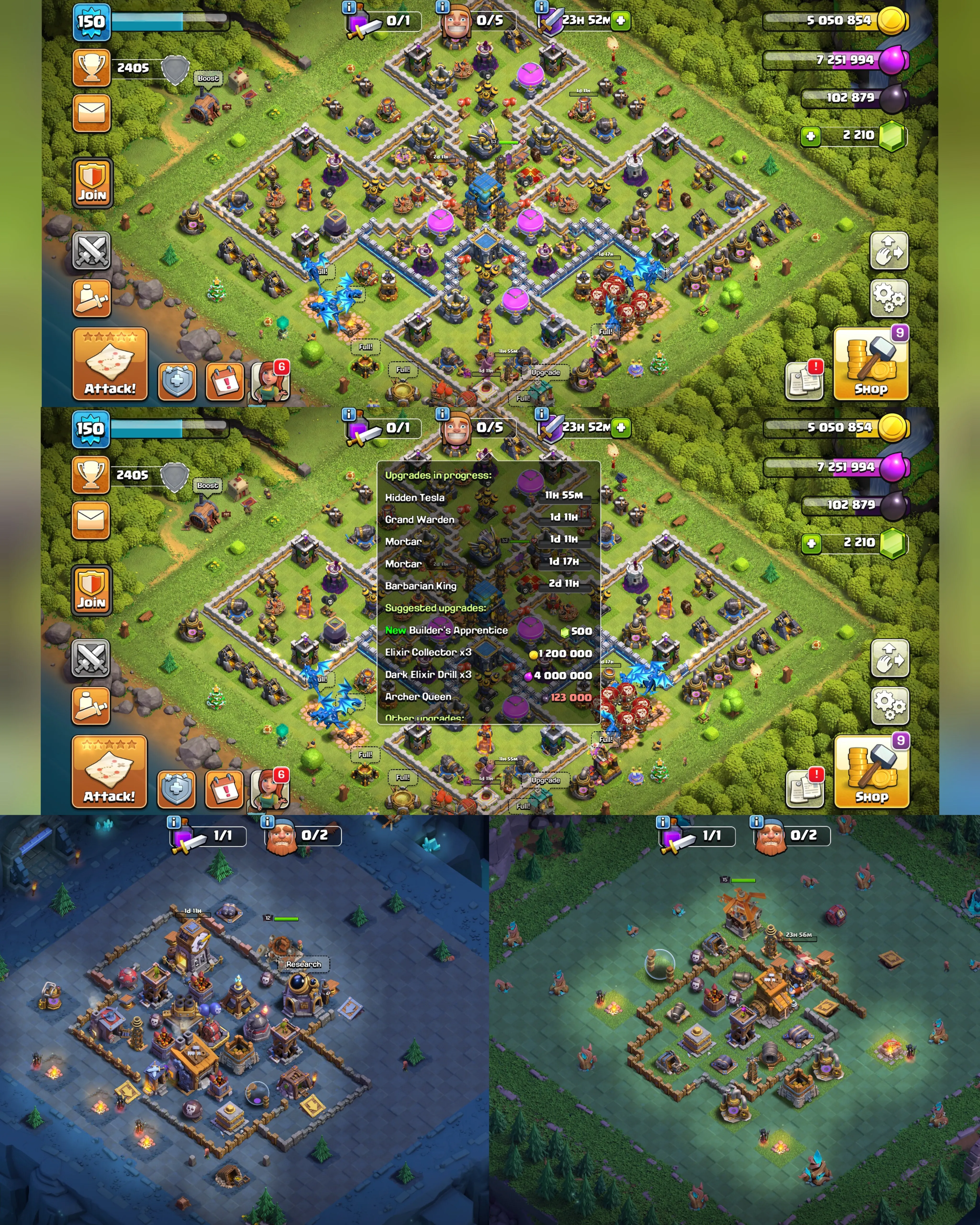 C062 TH12 - XP150 - 2210 GEMS - CN 1000 GEMS - BK50 SKIN SUPER SQUAD KING GG10 - AQ53 SKIN2 FA3 - GW28 - BM12 - BC15