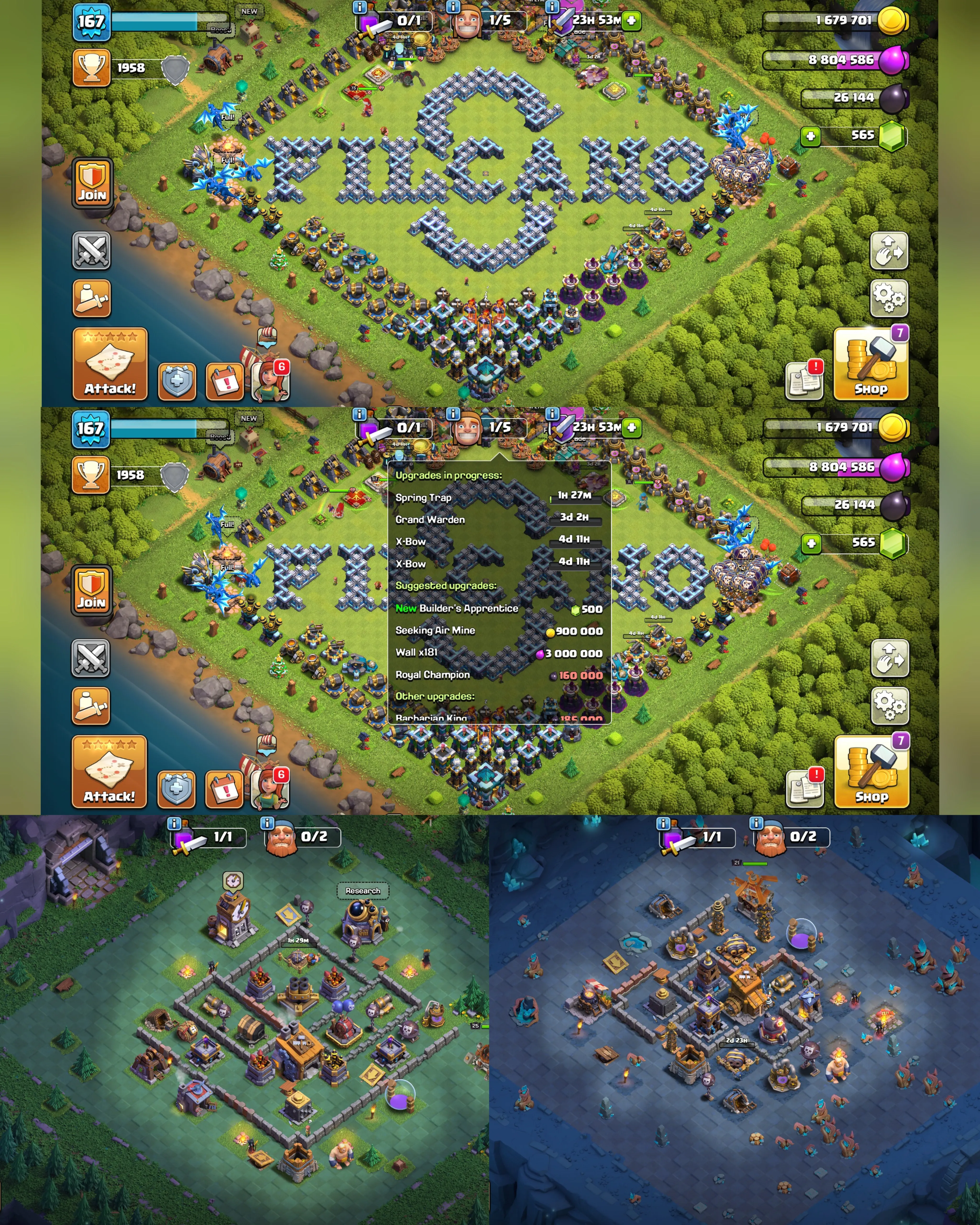 C070  TH13 - XP167 - 565 GEMS - CN 1500 GEMS - BK67 SKIN3 GG14 SB9 - AQ75 SKIN JOLLY QUEEN FA14 - GW45