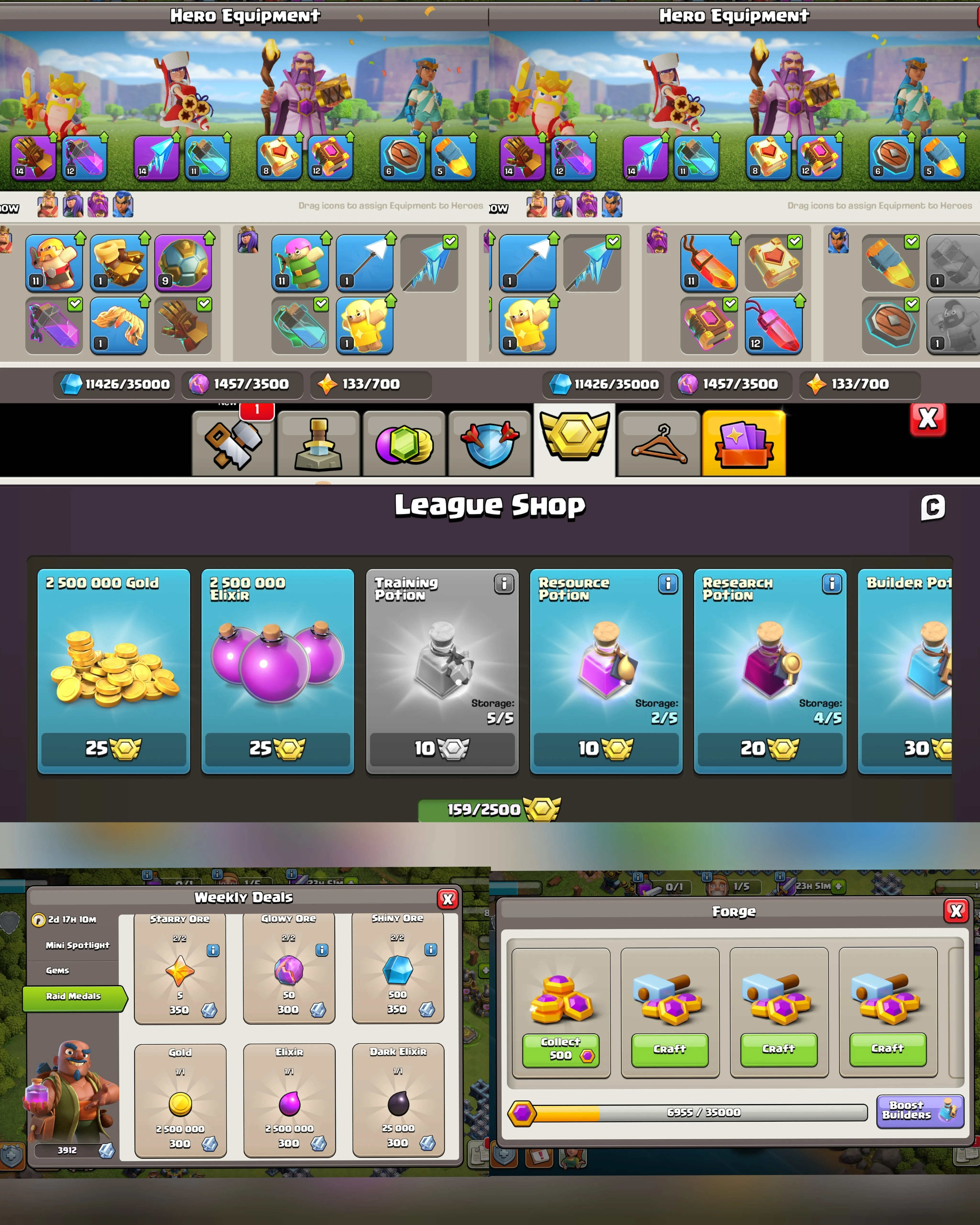 C070  TH13 - XP167 - 565 GEMS - CN 1500 GEMS - BK67 SKIN3 GG14 SB9 - AQ75 SKIN JOLLY QUEEN FA14 - GW45