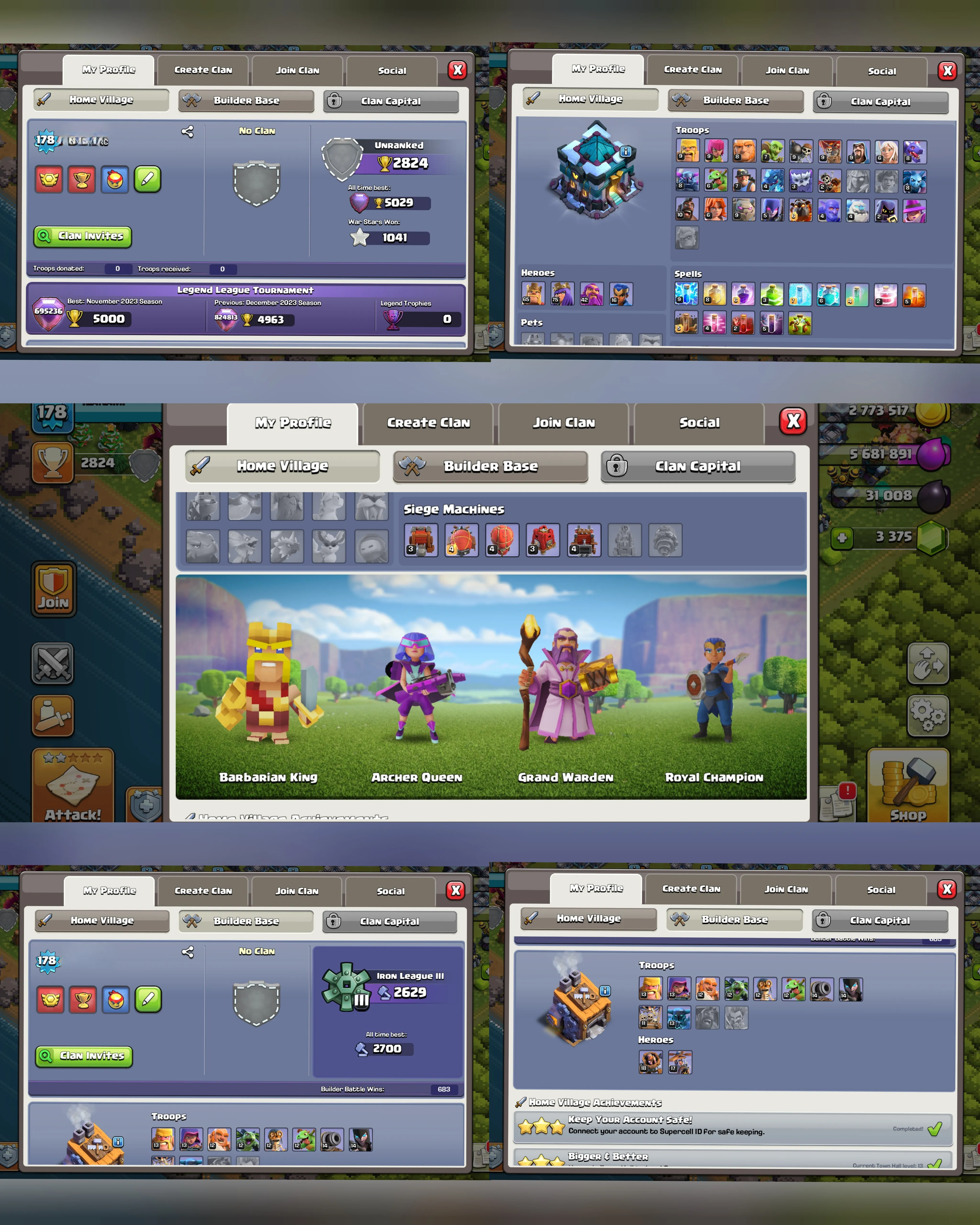 C073  TH13 PIXEL SCENERY - XP178 - 3375 GEMS - CN 1000 GEMS - BK65 SKIN PIXEL KING GG1 - AQ75 SKIN PARTY QUEEN FA14