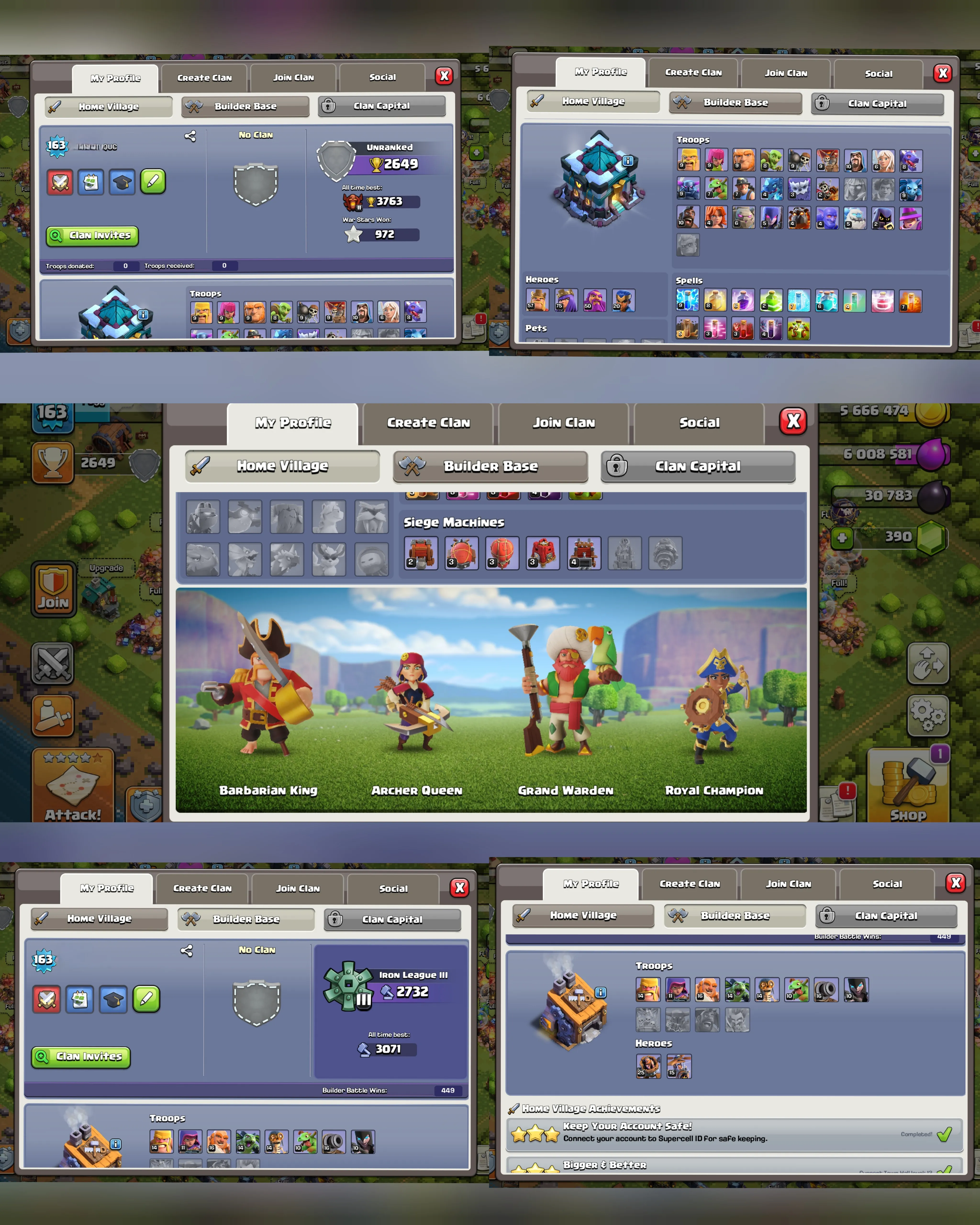 C075 TH13 PIXEL SCENERY - XP163 - 375 GEMS - CN 1000 GEMS - BK57 SKIN2 GG7 - AQ75 SKIN2 FA8 -GW50 SKIN PIRATE WARDEN FB4